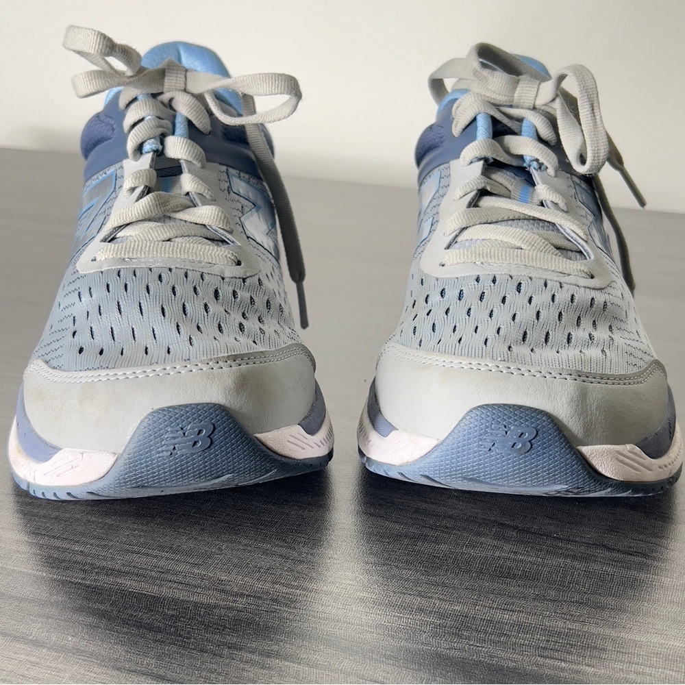 New Balance Womens  847 V4 WW847LG4 Gray Blue Running Shoes Sneakers Size 10